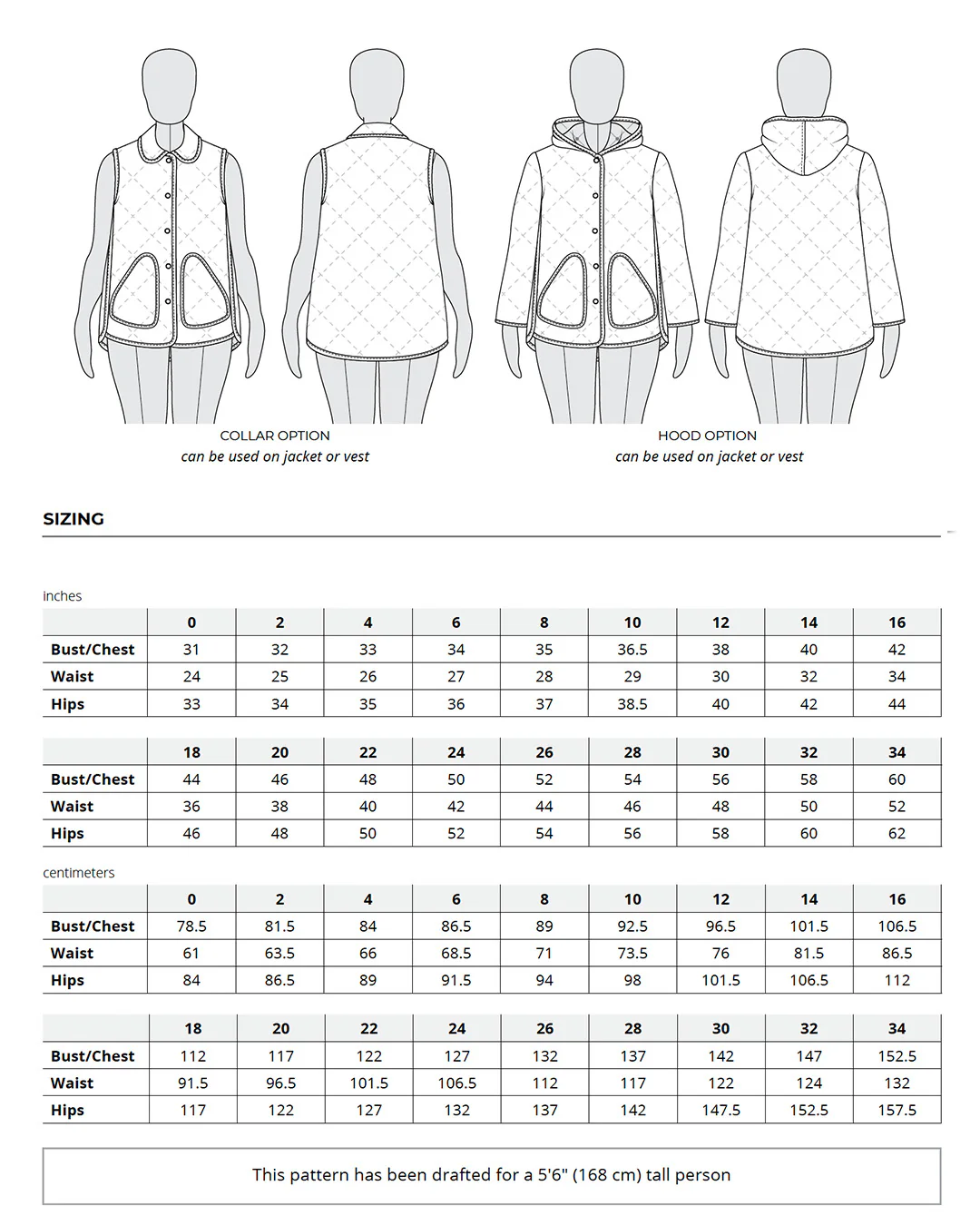 Collar and Hood Expansion Pack for the Wildwood Jacket and Vest - Image 28